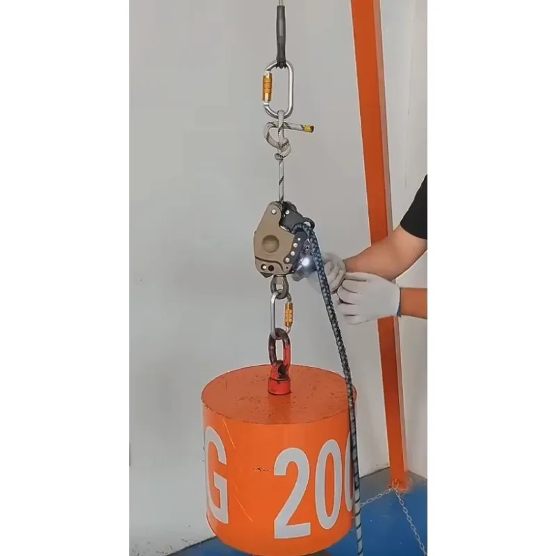 New Model WK-01 200KG Electric Climbing Ascender and Descender Suitable for Construction Window Cleaning