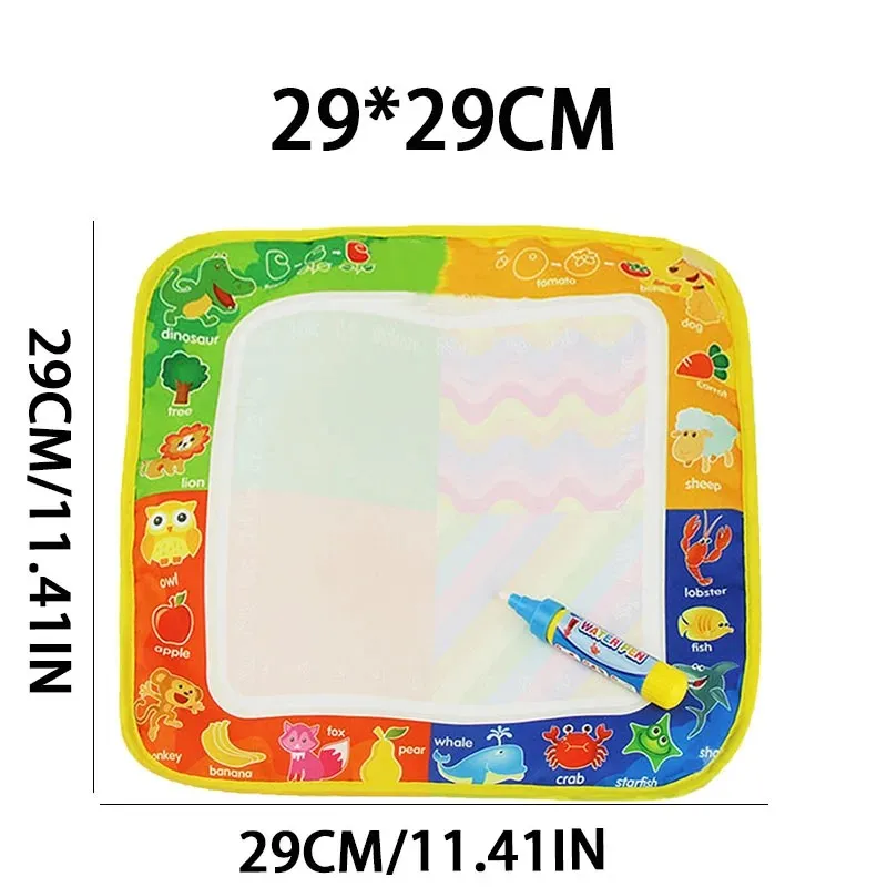 Children's Mini Water Canvas Baby Drawing, Writing, Graffiti Blanket Water Canvas Colorful Reuse Early Education Puzzle Toys