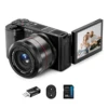 ORDRO G730 デジタルカメラコンパクト 4K Vlog ビデオカメラ 12X 光学ズーム 3.2 インチタッチスクリーンマニュアルオートフォーカス写真撮影用 1