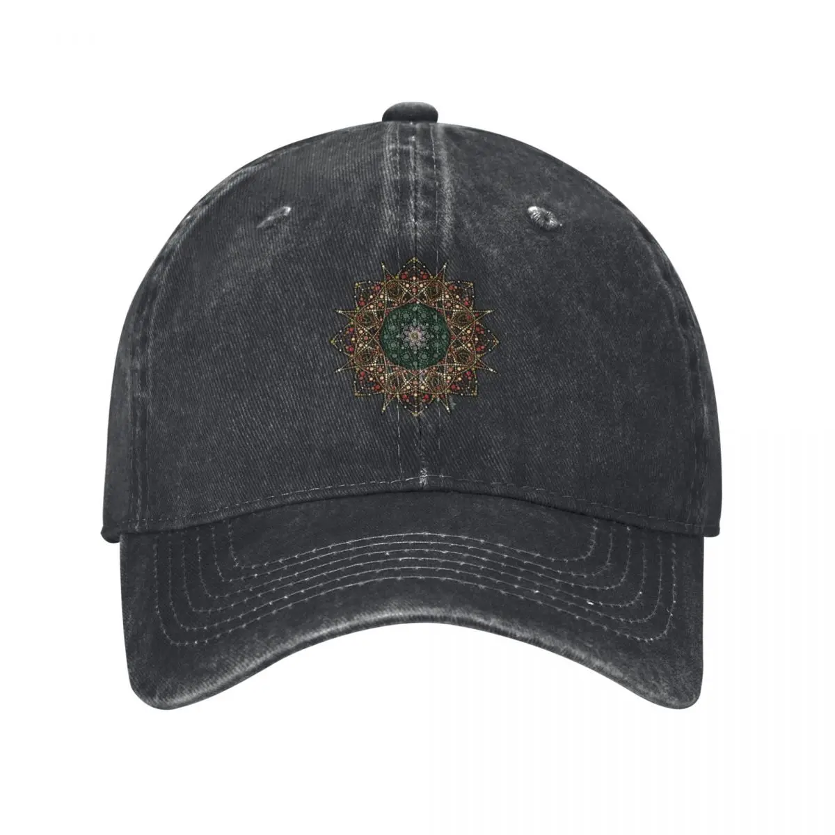 Peyote Mandala - Dot Art Baseball Cap Fashion Beach men's big size hat Hat Man For The Sun Big Size Hat Mens Women's
