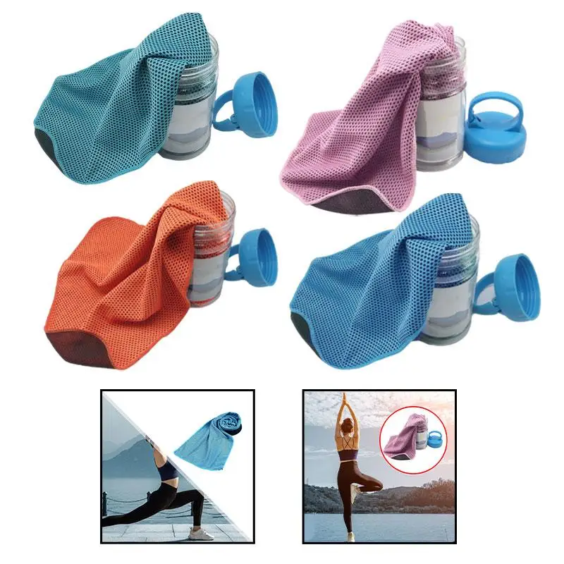 Cooling Towel, Water Absorbent Headband, Multi- Towel, Sports Towel for Outdoor Activities, Yoga,