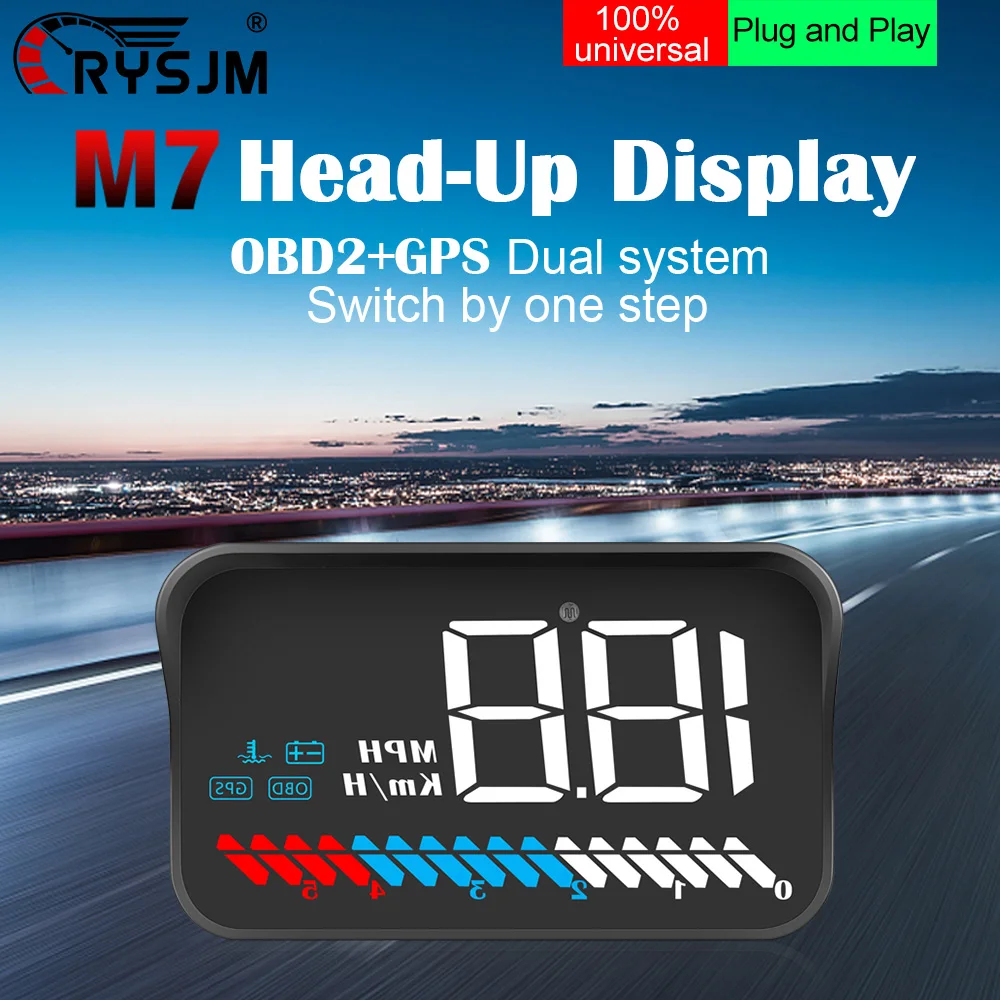M7 Car Hud Obd Gps …