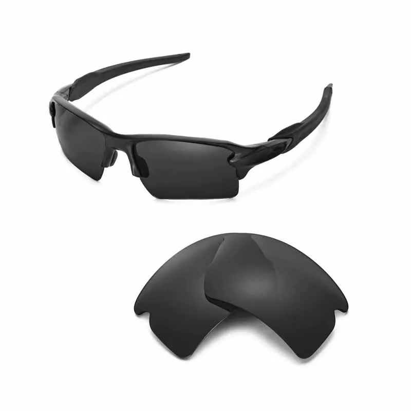 Walleva Polarized Replacement Lenses for Oakley Flak 2.0 XL Sunglasses OO9188