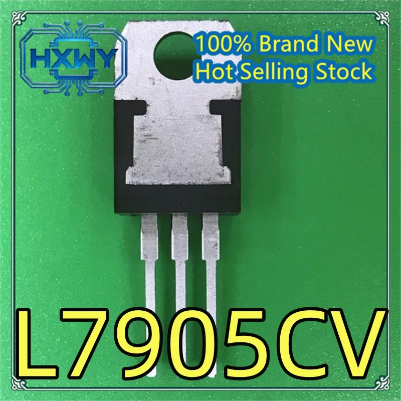 (5/50 pieces) L7905CV-DG L7905CV TO220 through hole voltage regulator imported IC chip fast shipping
