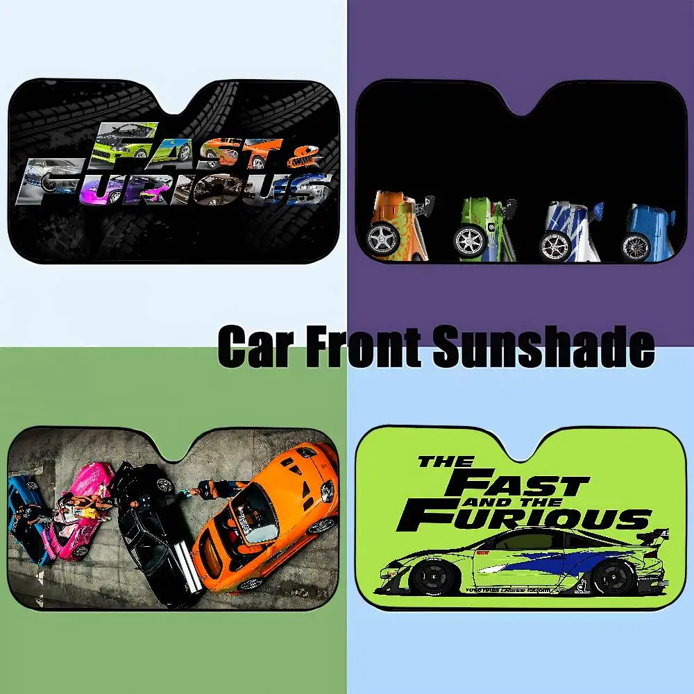 Cool The F-fast And The F-furious Stylish And Trendy Windshield Sunshade, Car Windshield Cover, Car Sunshade Curtain view 6