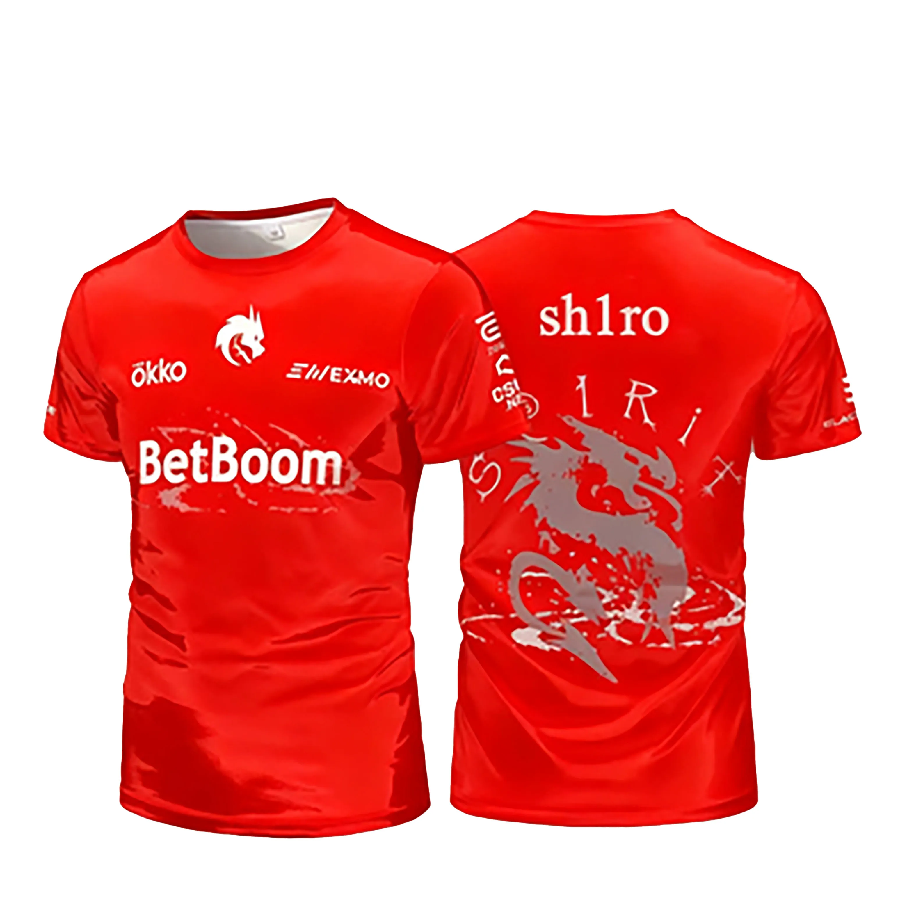 قميص Team Spirit Esports Pro Kit Jersey - زي تدريب CS2 للموسم 25-26 للجنسين خفيف الوزن وجيد التهوية بأكمام قصيرة