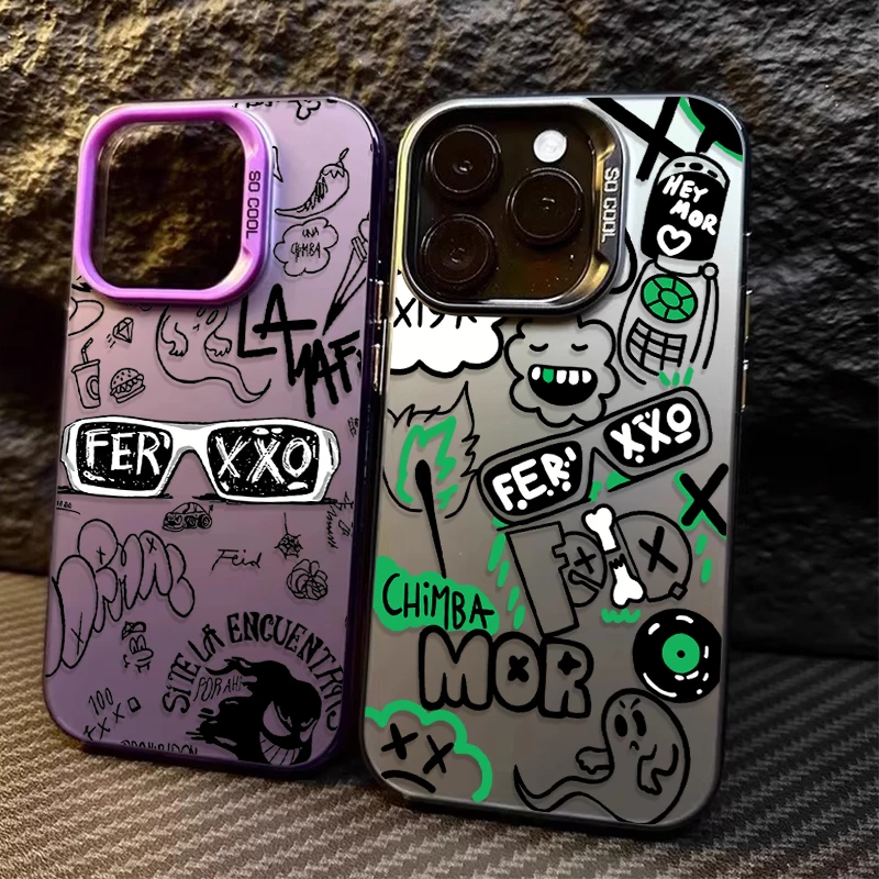 Чехол Feid Nitro Jam Ferxxo Hot PC для iPhone 16E 11 12 16 15 14 13 Pro Max XS X XR Plus 8 7 SE 2020 Противоударная матовая задняя крышка Чехол Feid Nitro Jam Ferxxo Hot PC для iPhone 16E 11 12 16 15 14 13 Pro Max XS X XR Plus 8 7 SE 2020 Противоударная матовая задняя крышка