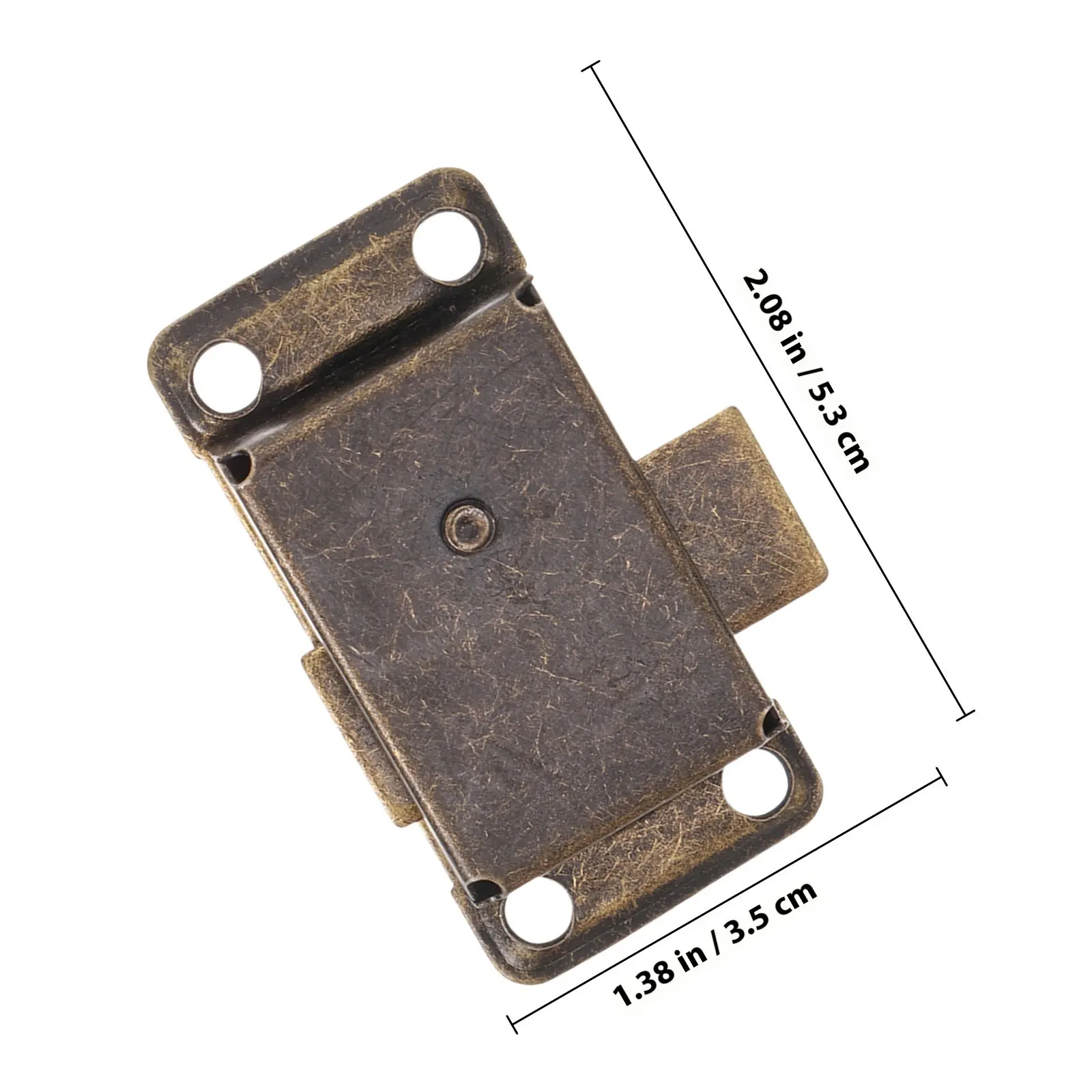 1Set Vintage Cabinet Lock Set Iron Zinc Alloy Lock for Drawers Cupboards with Key Jewelry Box Use Cabinet Locks with Key