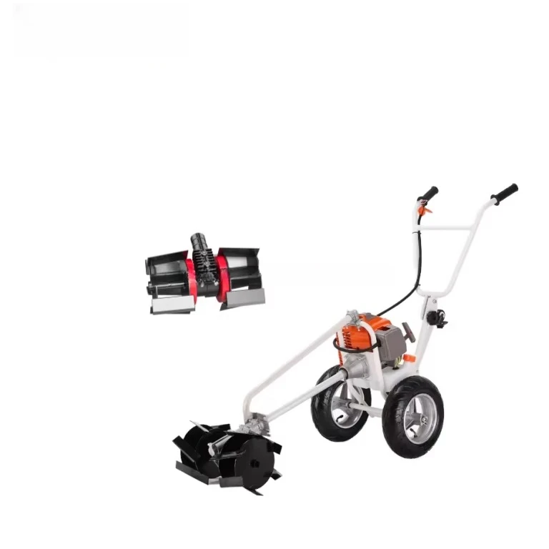 24V 4 Stroke Cordless Lawn Mower Turn Propulsion Robot Brush Cutter Wheel Push Power Lawn Mower Fast Delivery