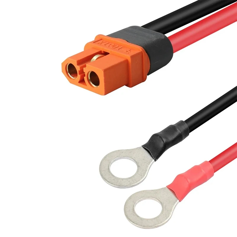 12AWG Xt60i гнездовой разъем для уплотнительного кольца для радиоуправляемой батареи, солнечной портативной электростанции и солнечной панели-AT64