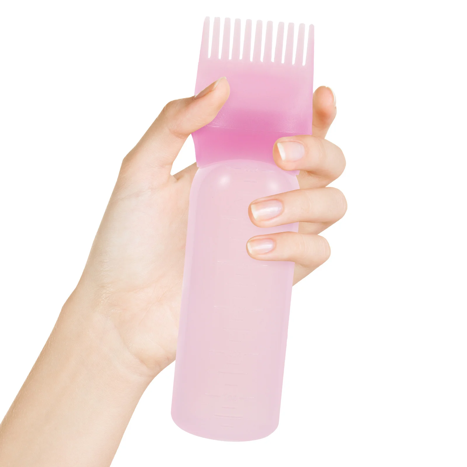 3Pcs Root Comb Bottle Hair Dye Applicator Easy Squeeze Even Distribution Home Coloring Practical Durable Root Bottle - Image 3