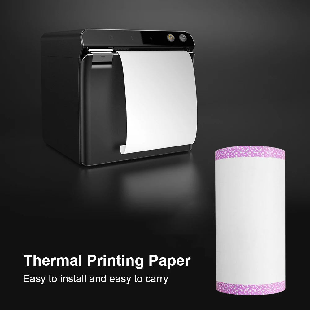 6pcs Self-Adhesive Printable Thermal Paper Rolls Portable Professional Pocket Photo Printer Paper for Paperang P1/P2