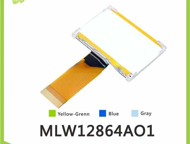 Imagem -02 - Cog 12864 Gráfico Dot Matrix Módulo Lcd 128x64 Dot Matrix Módulo Mlw12864ao1