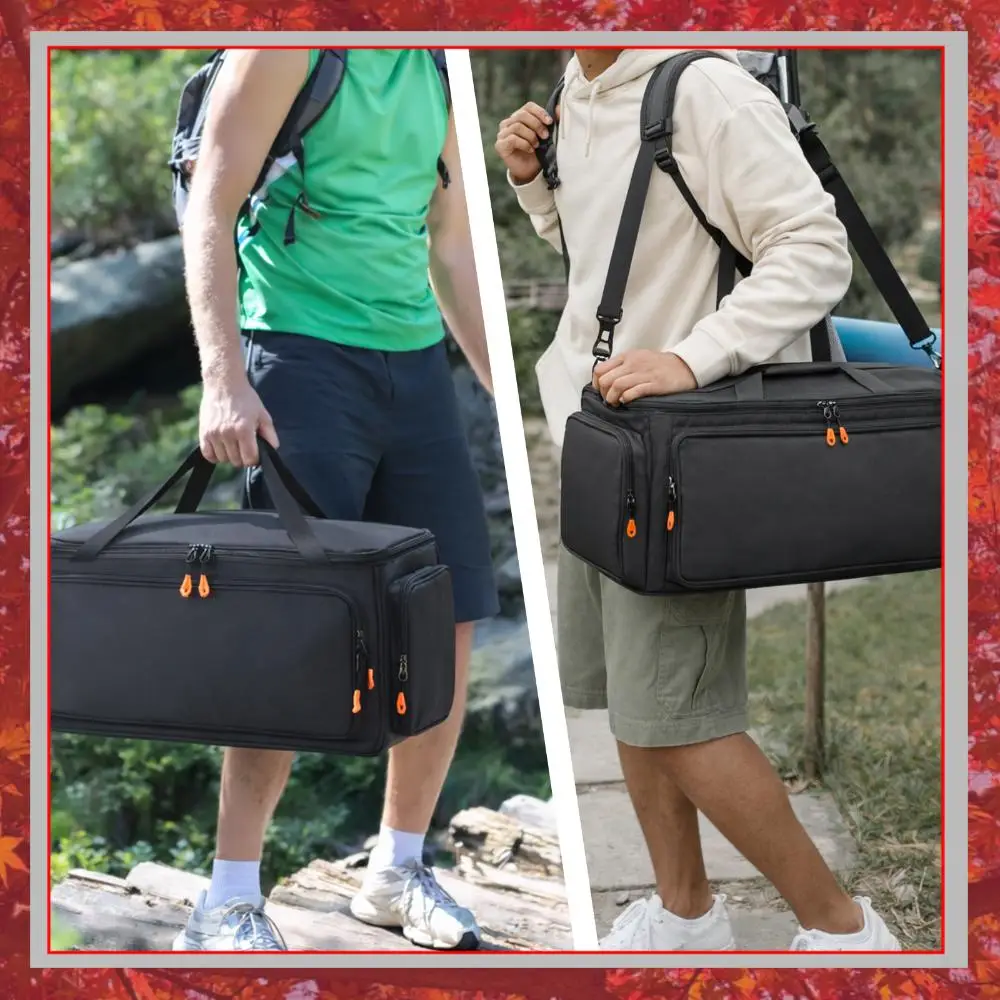 

Portable Speaker Storage Bag For JBL PartyBox On The Go 2 Travel Carrying Case Fits 3 Microphones Accessories Protective Bag