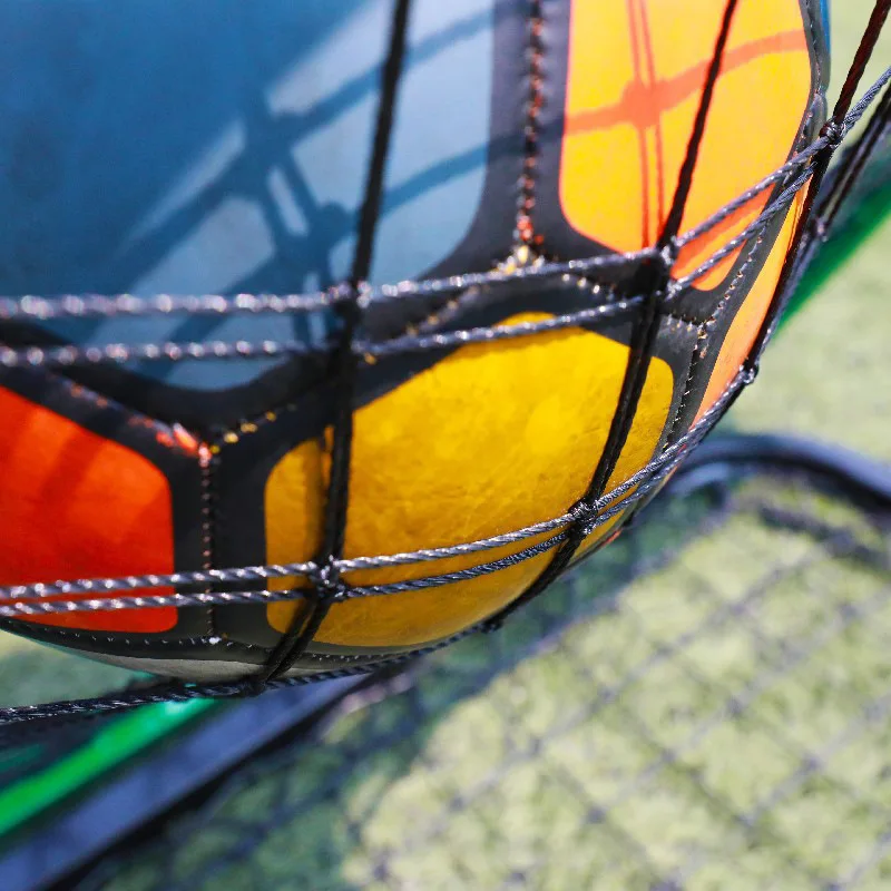 1 شبكة تدريب محمولة على الوجهين لاسم كرة القدم مصنوعة لاستقبال وإطلاق النار للأطفال والكبار 2025