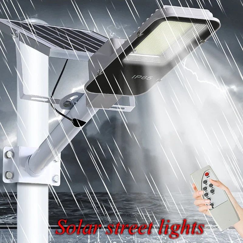 New Solar Street Light Garden Outdoor Light Rural Waterproof High Power LED Rural Road Light Induction Highlight Street Lamp Hot