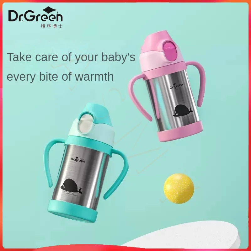 Dr.Green  Full body removable and washable 304 stainless steel Children's insulation cup Heat preservation can also keep cold