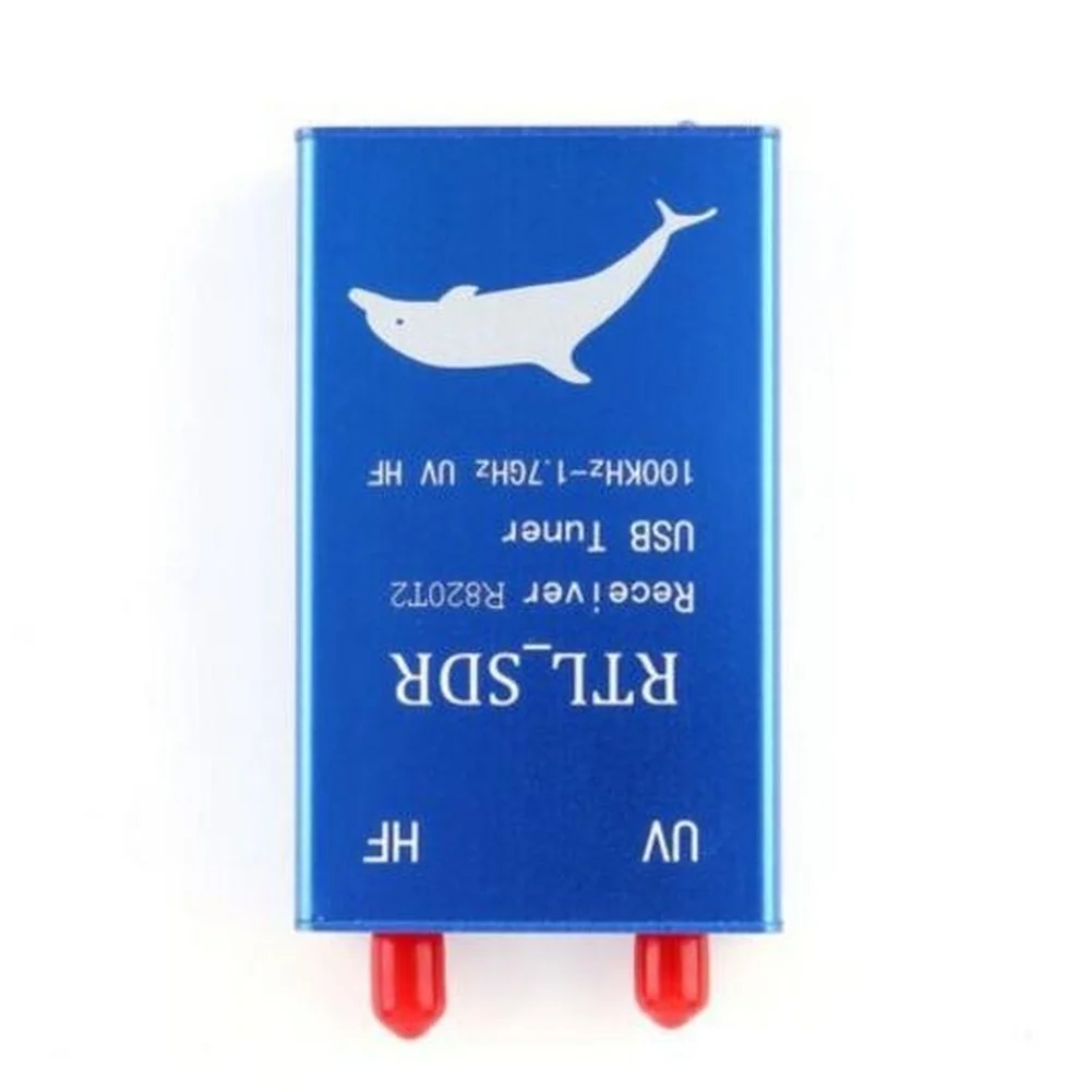for platform with RTL2832U R820T2 Chipset for 100KHz to 1.7GHz Reception with Aluminum Enclosure and Telescopic for antenna