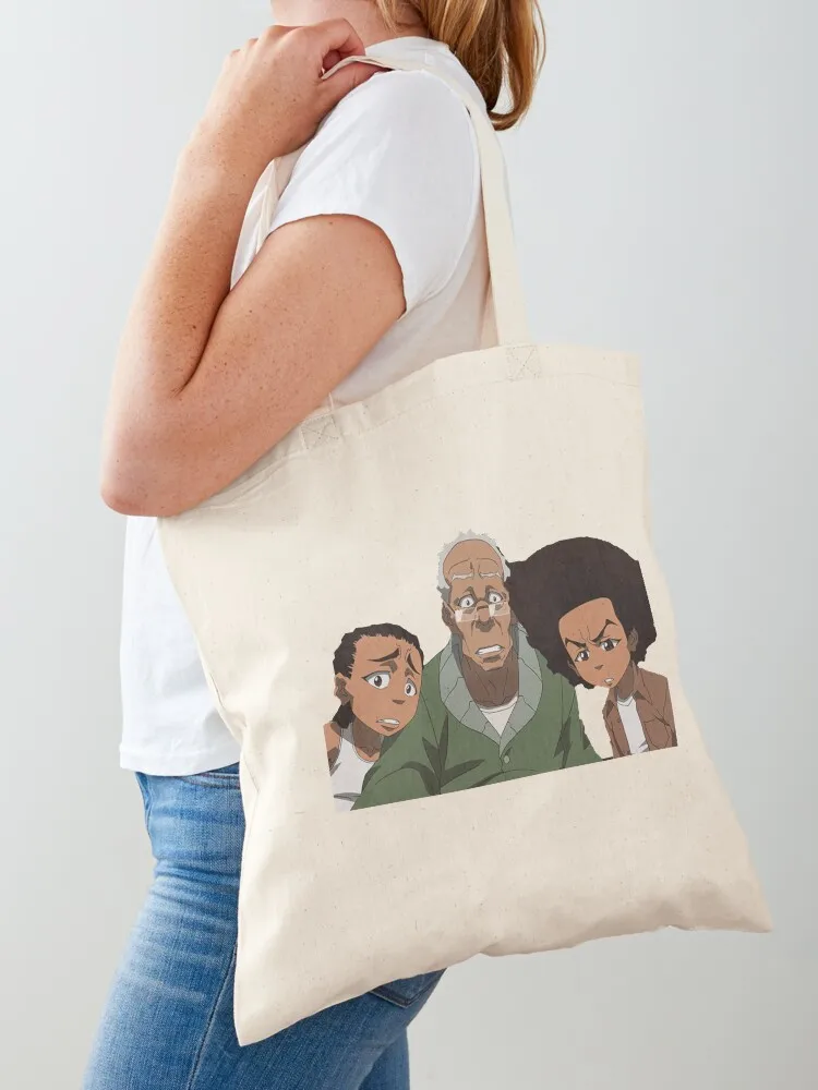 

The Boondocks Huey Tote Bag canvas shopping bag eco bag folding tote tote canvas