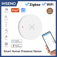 Tuya Wifi/Zigbee Human Presence Detector 24G Radar Distance Detection Smart Human Body PIR Sensor Support Home Assistant