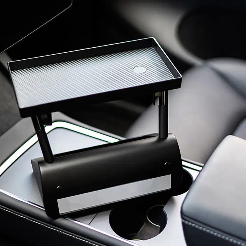 

Ящик для хранения под экраном для Tesla Model 3/Y, внутренние аксессуары, магнитное притяжение, скрытое большое пространство, центральная консоль 2023