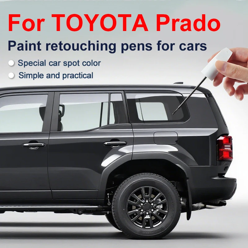 Para Toyota Prado pintura de coche superficie reparación pluma de pintura para aumentar el brillo barniz herramienta de reparación de eliminación de arañazos blanco perla 070