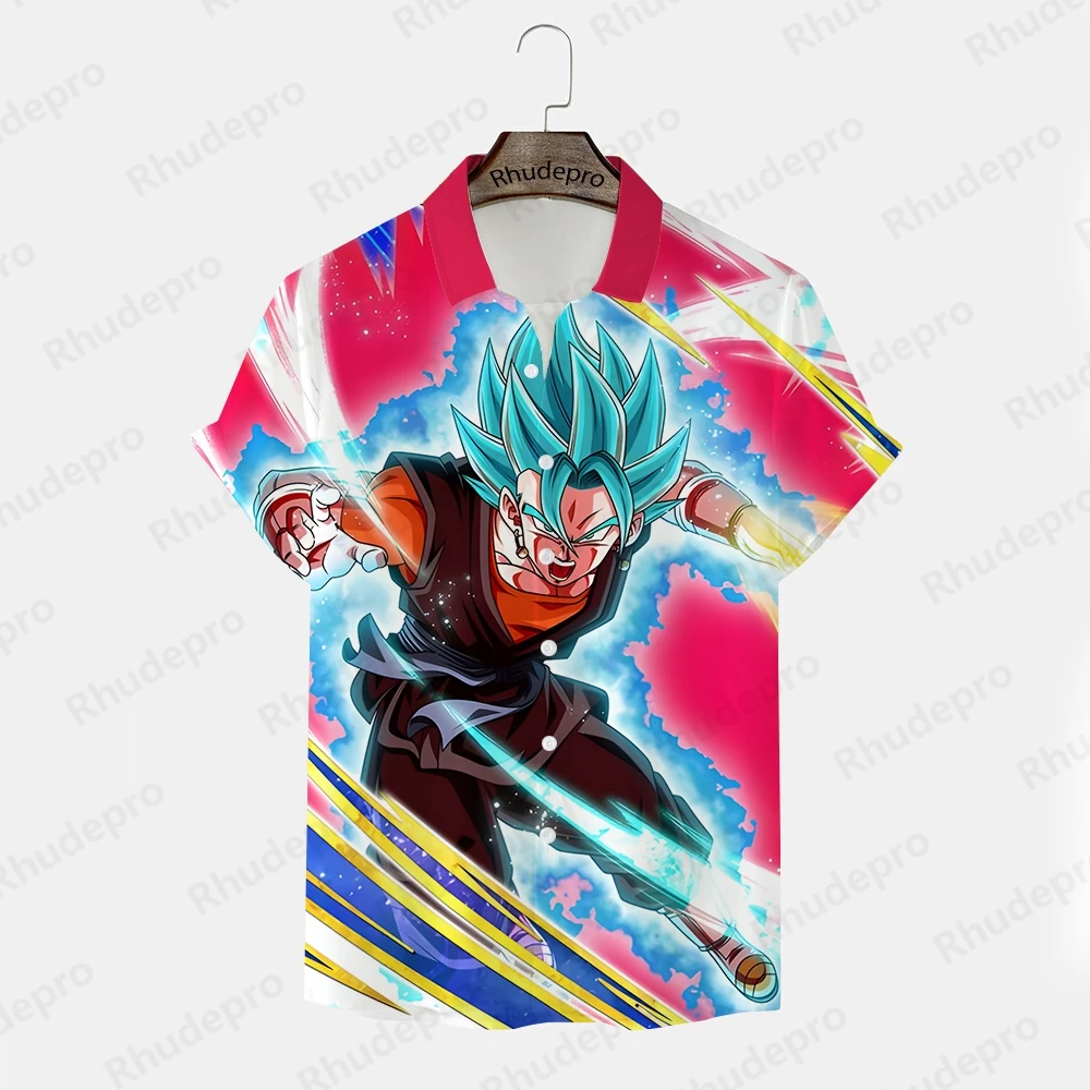 

Tops Japanese Anime Streetwear Vegeta Men Shirt Y2k Clothes Goku Gym T-shirt Man Short Sleeve Tee Anime High Street Summer 2024