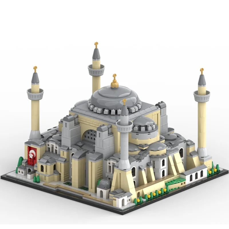 3602pcs MOC Hagia Sophia Architecture Modular Building Blocks DIY Educational Creative Assembly for Kids & Collectors
