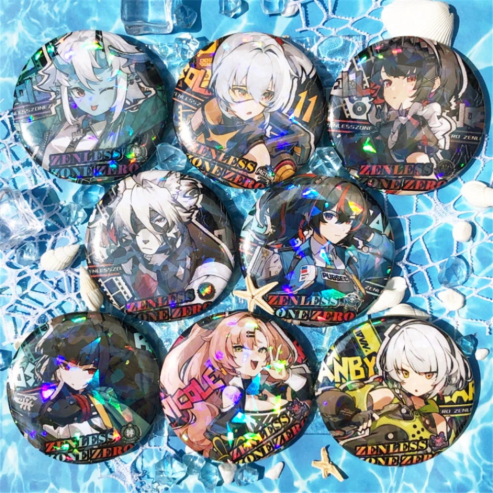 Broche de Cosplay Zenless Zone ontariAnby Demara Nicole Celethe pour Enfant, Danemark ge de Dessin Animé, Pendentif de Sac à Dos, Accessoires