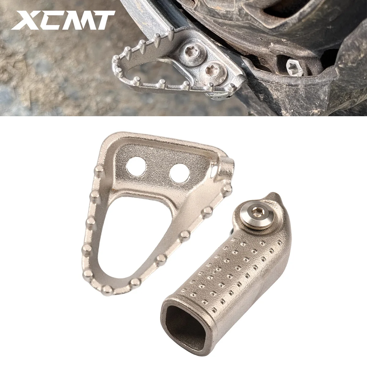 

For KTM EXC 300 2017-2025 EXC250 EXCF 350 EXC 450 SX125 SXF 250 SXF450 XCW 300 Stainless Steel Brake Pedal Plate Shift Lever Tip