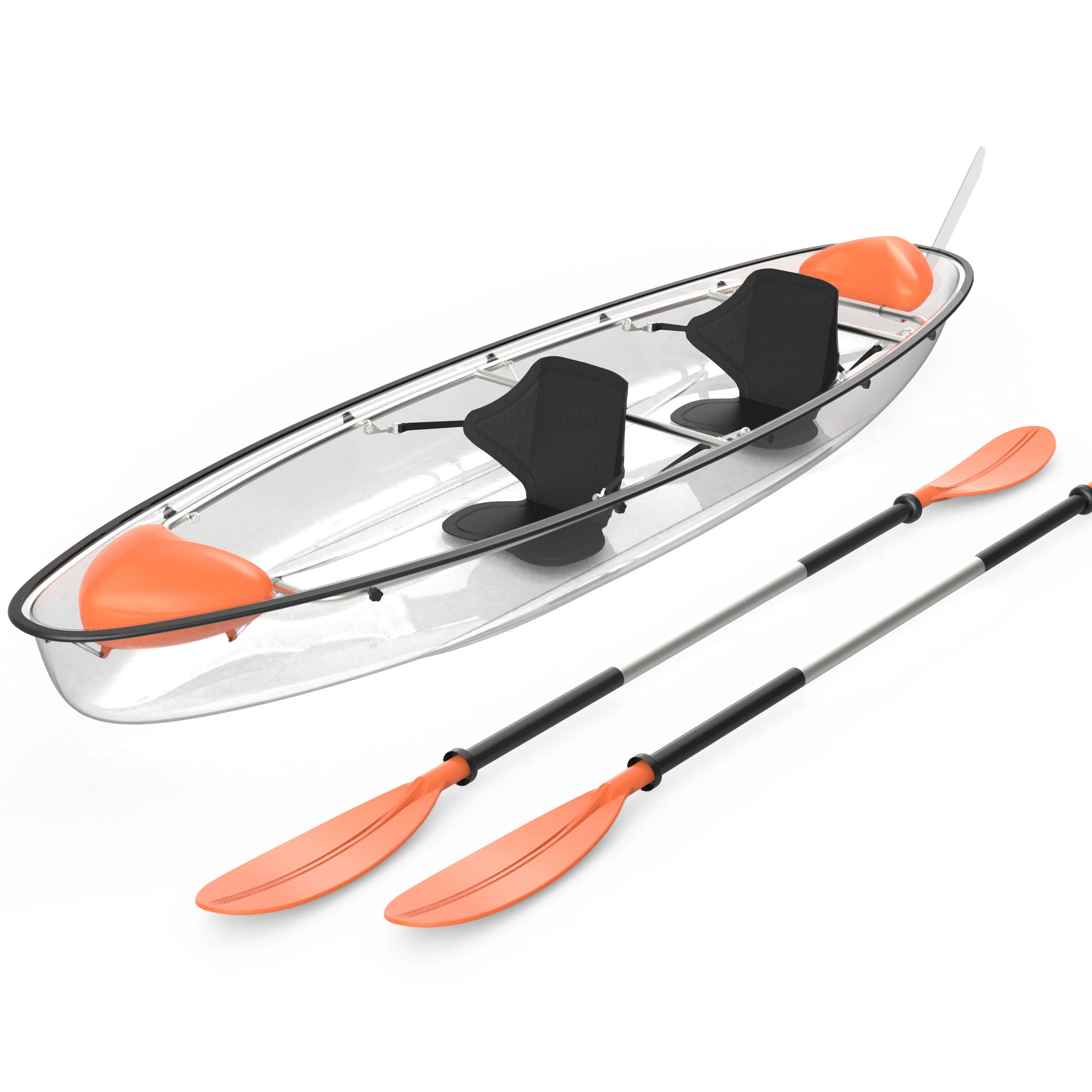 

Transparent Kayak 2 Persons Hard Plastic Boat and the Popular Transparent Boat in the Tourist Attraction