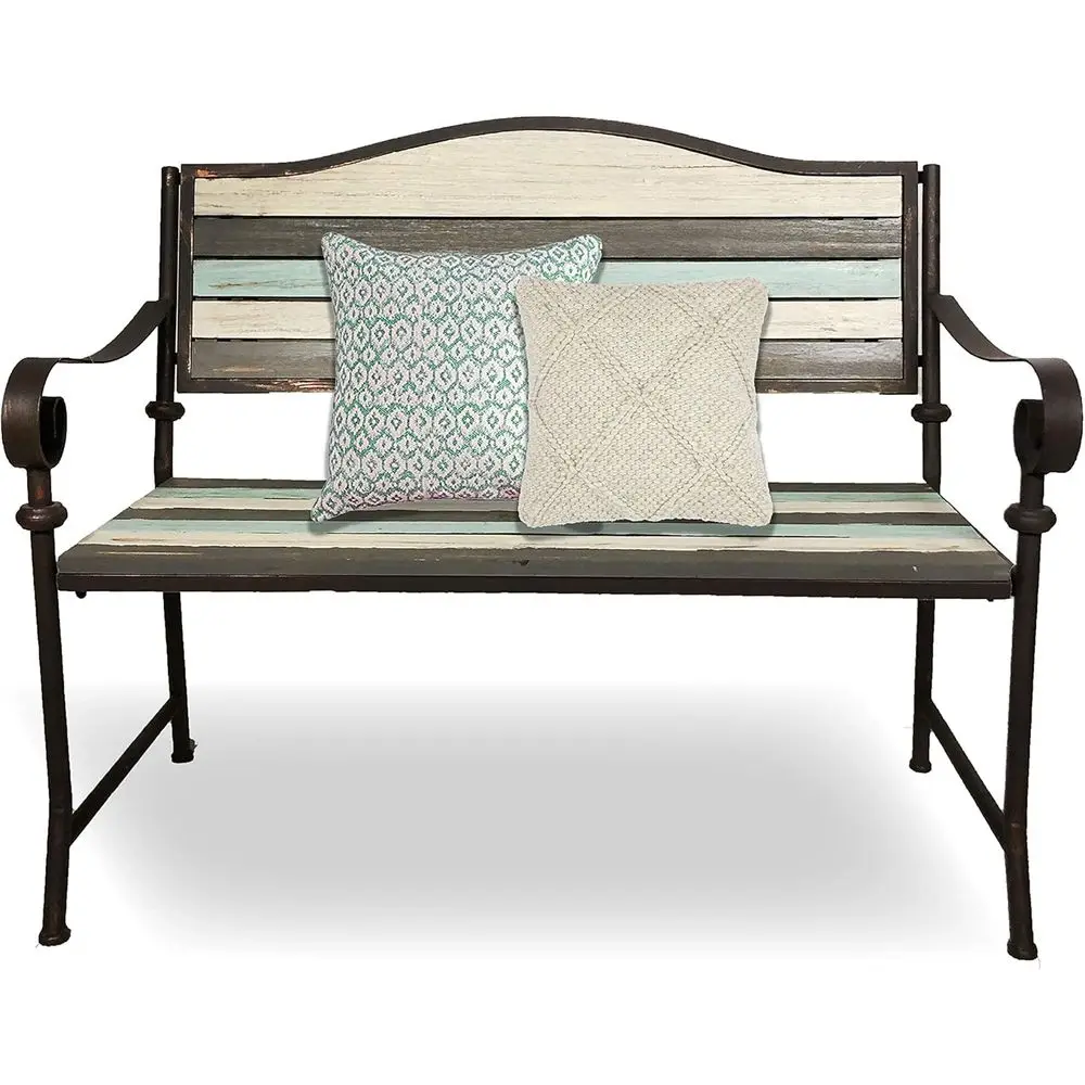 

Outdoor Cast Iron Loveseat Bench, 45 Garden & Porch Seating