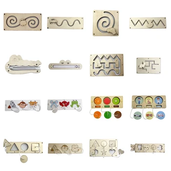 手作りのモンテッソーリ材,子供のための木製のおもちゃ,バスボード,DIY