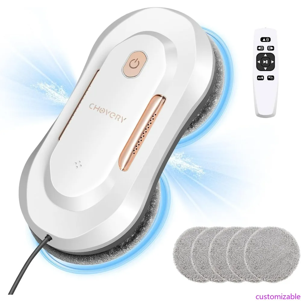 

Automatic Dual Spray Window Cleaning Robot with Remote Control and 3000Pa Suction for Glass Cleaning