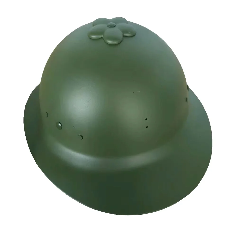 WW2 Plum Helmet China Retro Casque Metal Vintage Style Chinese Retro Outdoor Equipment Plum Tactical Equip Helmet