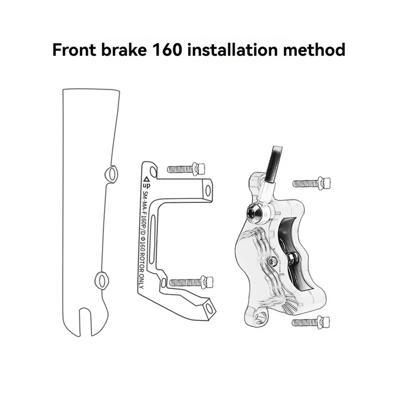 B93B-Disc Brake Mount Adapter Ultralight Flat Installation PM/Is Converter Bicycle Accessories Rotor Exchange Bracket