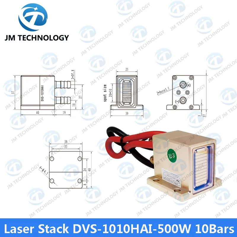 Laser Stack DVS-1010HAI-500W 10Bars