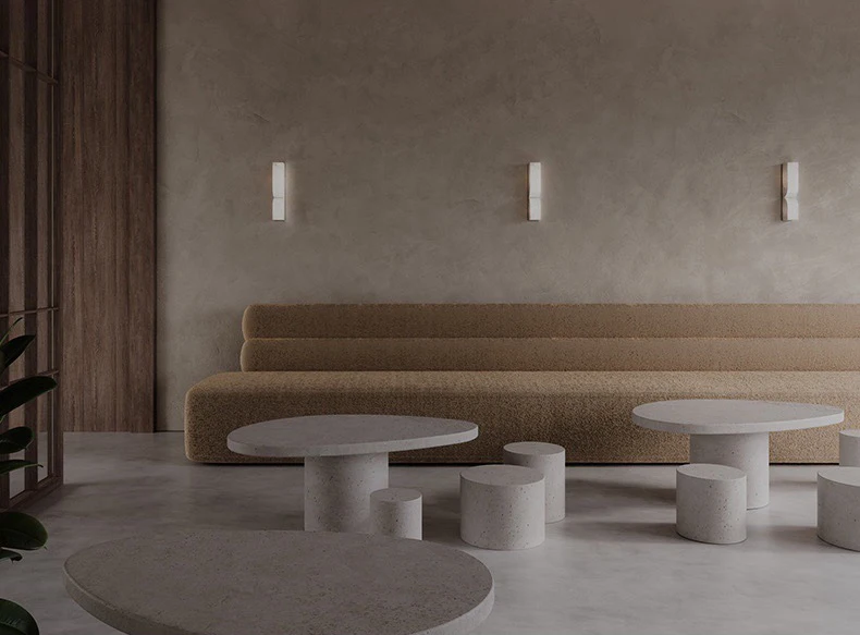 Art Design Wall Lamp Natural Marble