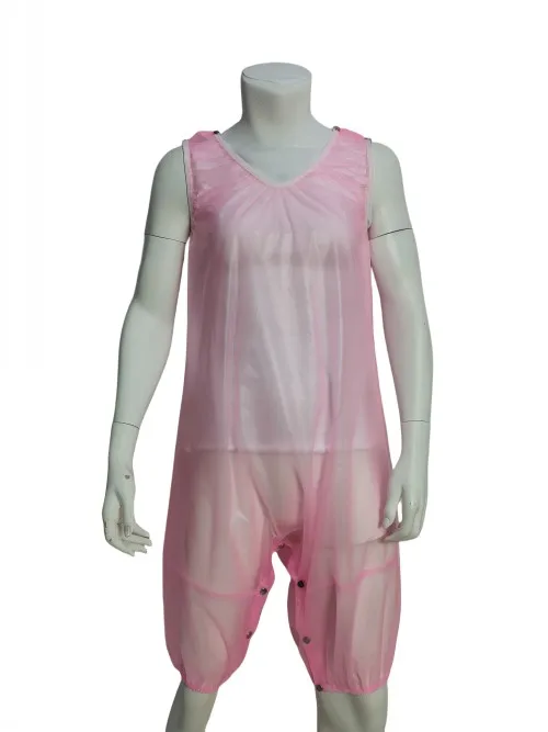 

Изготовленный на заказ комбинезон унисекс Haian из ПВХ ABDL с защелкой через промежность, подгузник DZP008-5