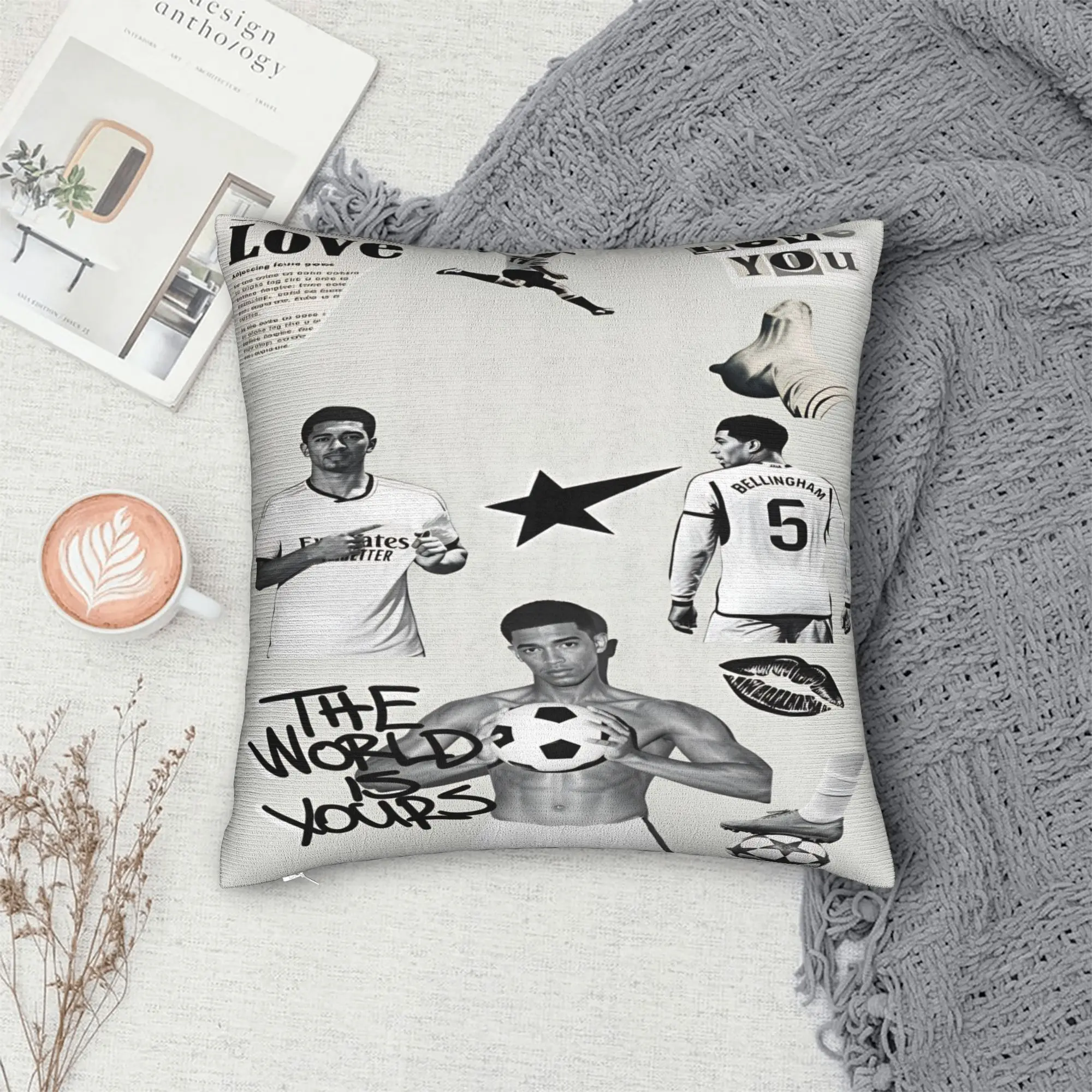Bellinghams England Football Pillow Case  Fashion Pillow Cover Design Pillowcases For Living Room Bed Chair