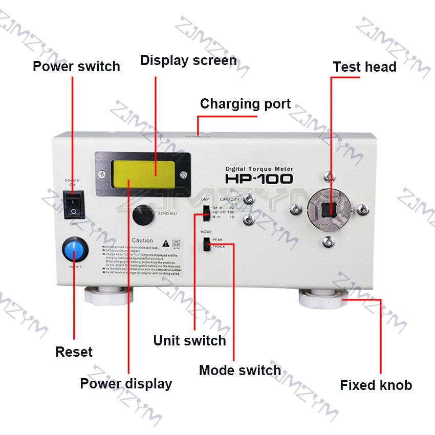 HP-10/ HP-20/ HP-50/ HP-100 Digital Torque Meter High Precision Electric Screwdriver Wrench Torque Tester Torque Meter 110/220V