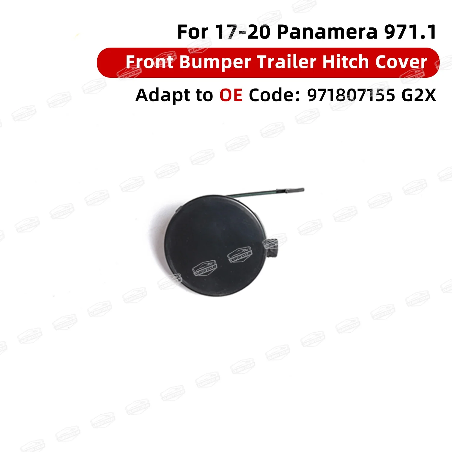 

For 2017-2020 Panamera 971.1 OE front bumper trailer cover OE971807155G2X OE replacement parts