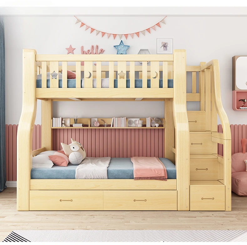 

All solid wood bunk bedsmother beds, home mother and child