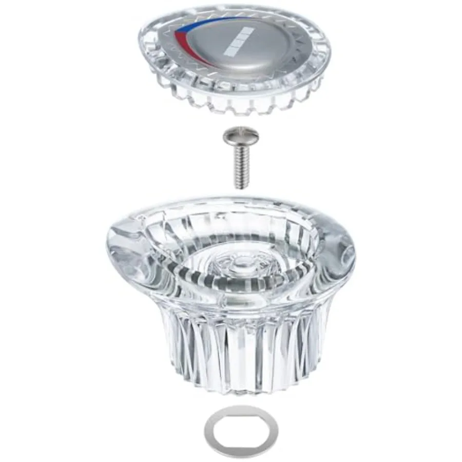 

Shower Handle Replacement Compatible with Moen 96797 Chateau Tub and Showers Faucet, Shower Knob Replacement Kit Compatible wit