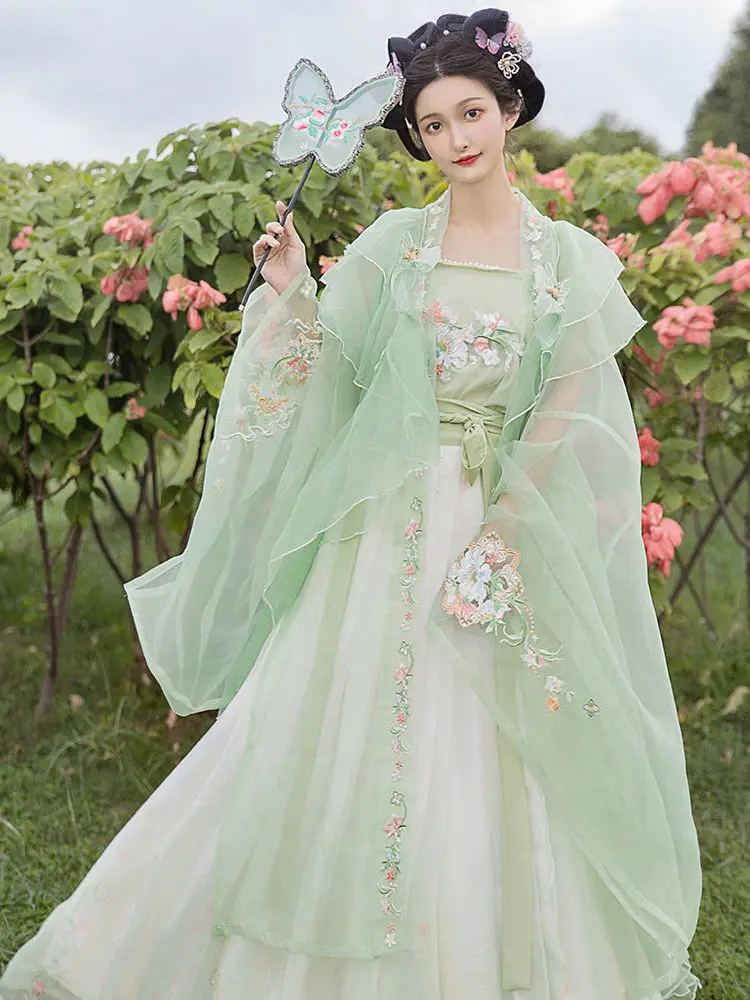 Chinese Style Traditional Hanfu Cosplay Costume Princess Dresses Improved Fairy Elegant Beautiful Girl Asian Retro Fashion