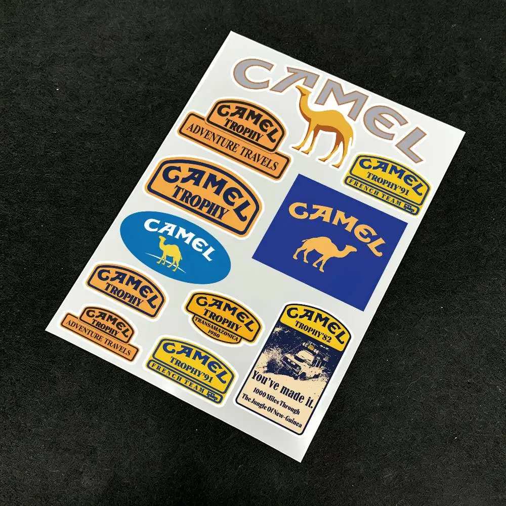 Waterproof Vinyl Stickers For Car Motorcycle Bike Skateboard C-C-Camel Logo Trophy Laptop Bottle Phone