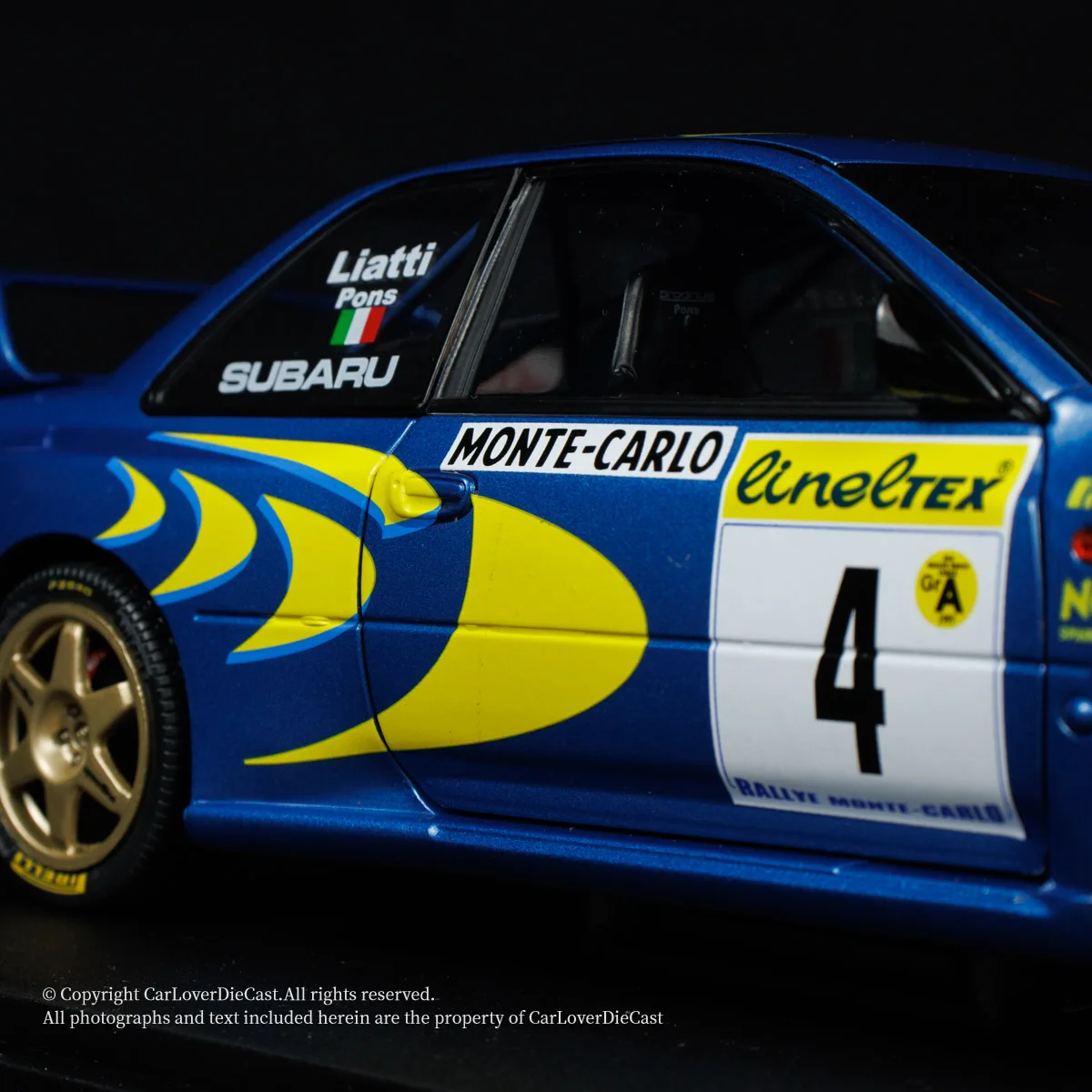 دييكاست سوليدو بمقياس 1:18 سوبارو إس 1807405 IMPREZA 22B نموذج سيارة مصنوع من خليط معدني لعبة هدية تذكارية لعرض الحلي #4