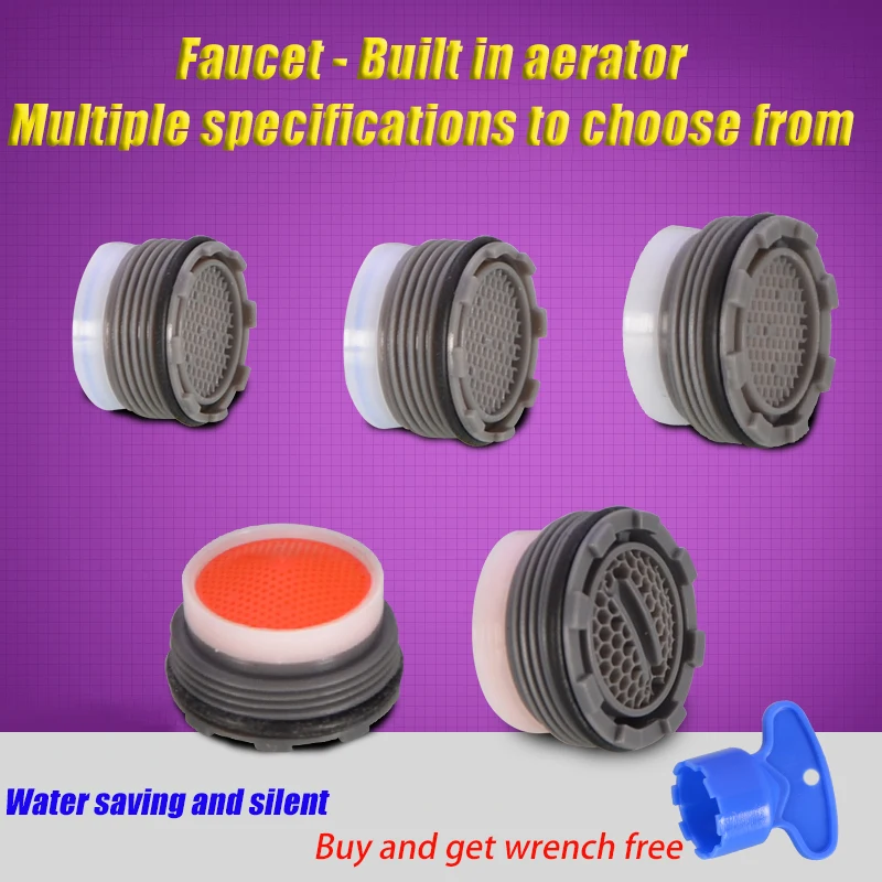 

Faucet Aerator Female Thread Water Saving Spout Net Tap Device Diffuser Filter Adapter Bubbler Bathroom Faucet Accessories