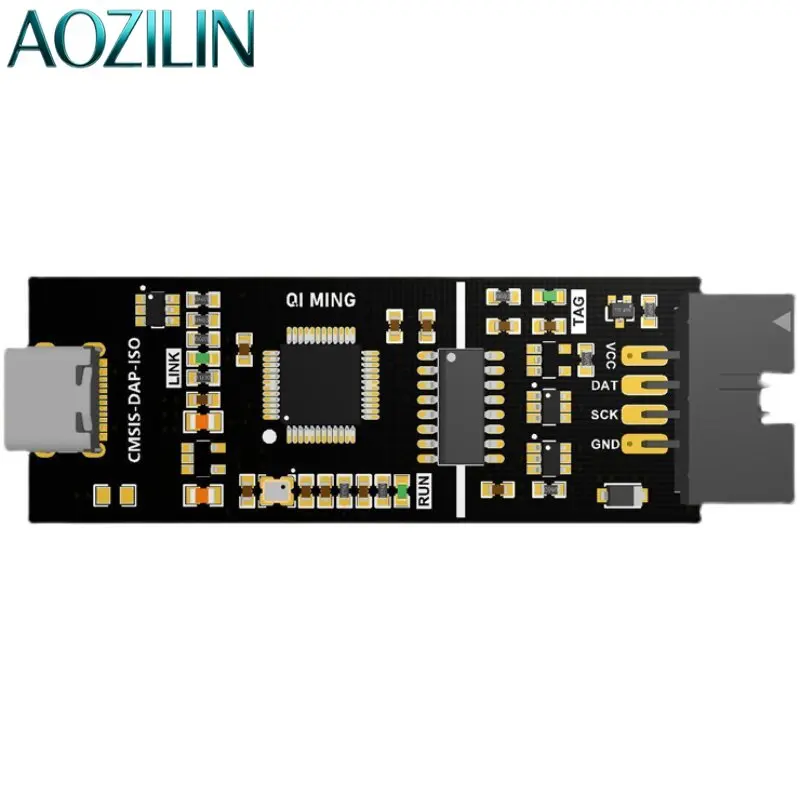 CMSIS-DAP-ISO Isolated Debugger Programmer, USB Debug Download Tool for STM32 MCU, Electronic Development Accessory