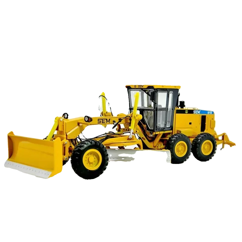 1:35 Genuine mountain grader SEM919 Caterpillar mechanical grader engineering car alloy model